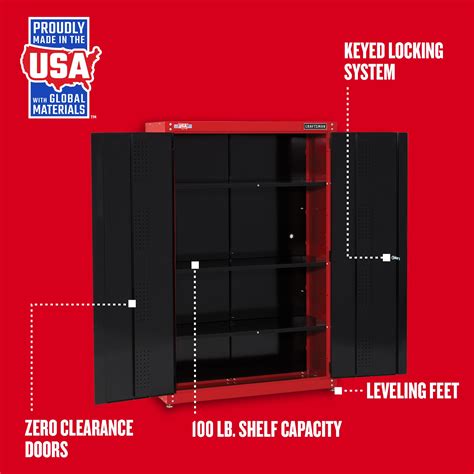 48-in Wide Freestanding Tall Garage Storage Cabinet (2000 Series ...