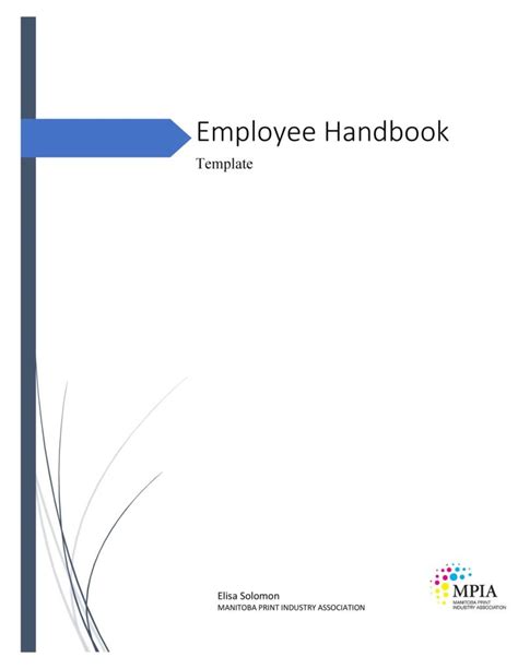 Hvac Employee Handbook Template