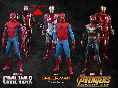 Spiderman Mcu suits could be rolled out with other mcu skins due to the ...