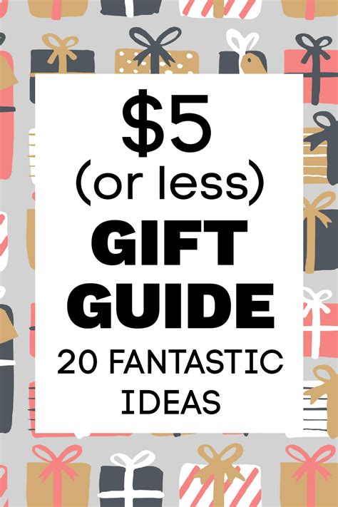 The 2020 $5 Gift Guide | Favorite things party gift ideas, Favorite ...