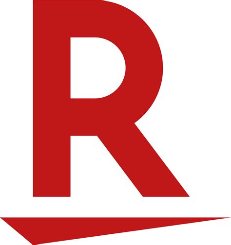 Rakuten logo in transparent PNG and vectorized SVG formats