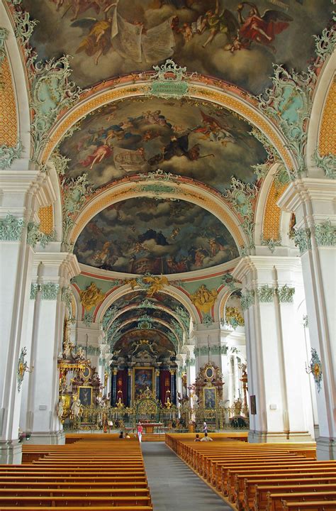 cathedral interior in switzerland | List of mayors of St. Gallen | Cathedral, Cathedral basilica ...