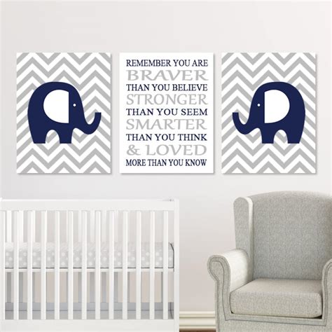 Elephant Nursery Decor Elephant Nursery Wall Art Prints or - Etsy