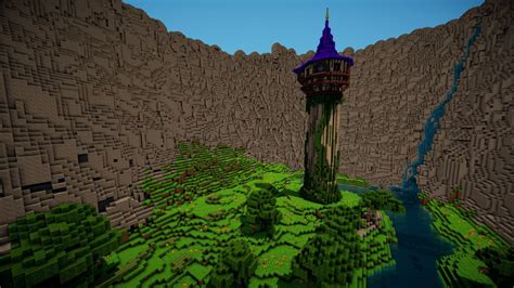 I made the tower from tangled! (took 3 hours!) : Minecraft