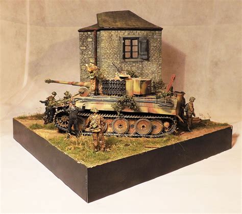 "Out Flanked-Normandy 1944" 1/35 scale diorama by Terence Young Model Making, Normandy, Military ...