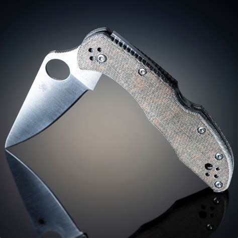 Spyderco Delica 4 Micarta Scales