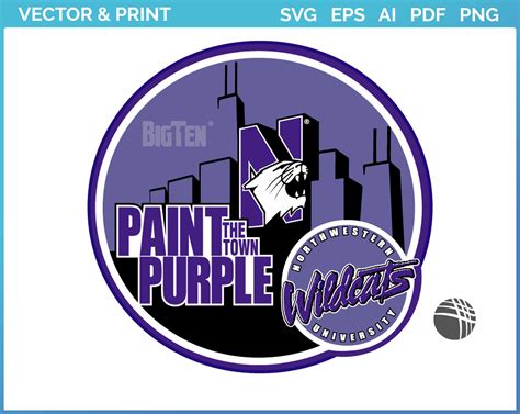 Northwestern Wildcats - Misc Logo (2001) - College Sports Vector SVG Logo in 5 formats