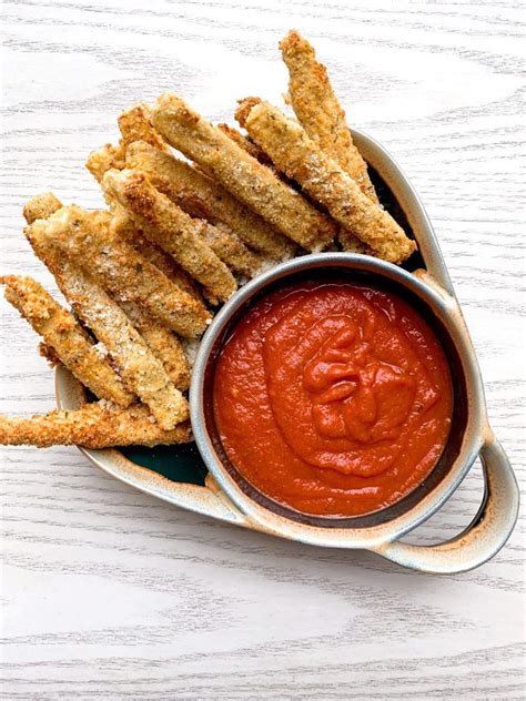 Easy Air Fryer Crispy Parmesan Eggplant Fries - Return to the Kitchen