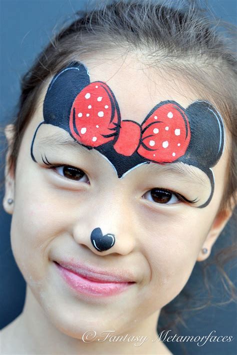 Minnie Mouse Face Paint