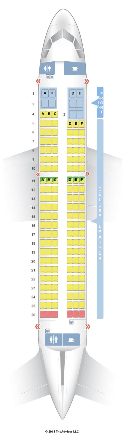 SeatGuru Seat Map Spirit Airbus A319 (319)