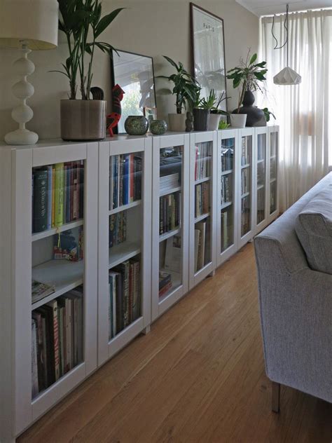 Small Bookcases With Glass Doors