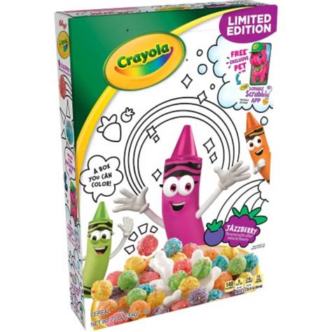 Kellogg's Crayola Breakfast Cereal Jazzberry, 7.2 oz - Kroger