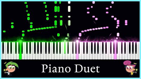 FairlyOdd Parents Theme Song - Piano Duet [Tutorial + Sheets] - YouTube