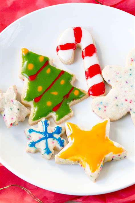 Easy Christmas Cut Out Cookies | Easy Shortbread Sugar Cookies