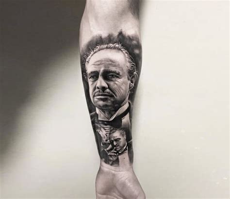 The Godfather tattoo by Alex Legaza | Post 27223