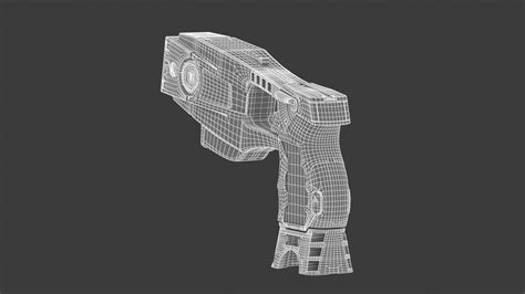 Police Issue X26 Taser - 3D Model by frezzy