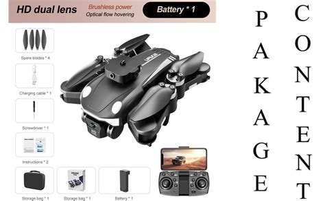 Amazon.com: Brushless Motor 4K Drone With Camera - Foldable Drone ...