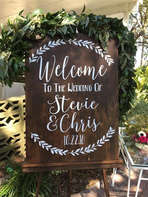 Welcome to the Wedding of Decal Wedding Decor Wedding