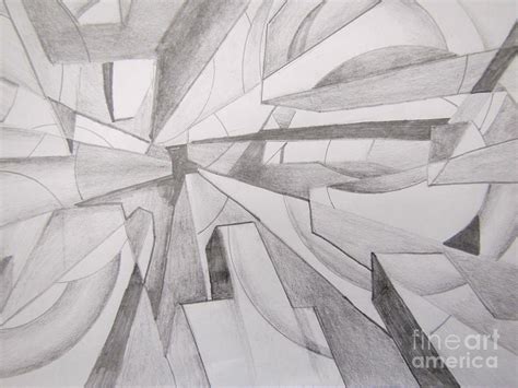 Abstract Drawing In Pencil