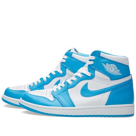 Nike Air Jordan 1 Retro High OG White & Dark Powder Blue | END. (US)