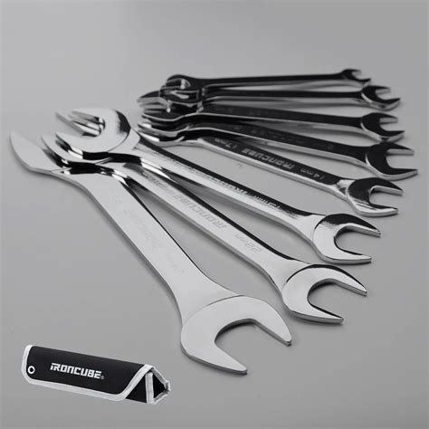 8PCS Metric Super Thin Wrench Set With Rolling Pouch