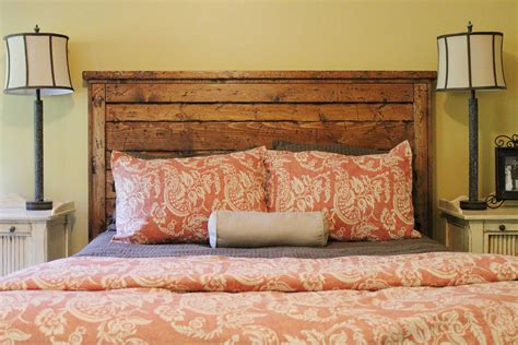 King Reclaimed Wood Headboard