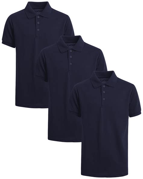 Beverly Hills Polo Club Boys' School Uniform Shirt - Pique Short Sleeve ...