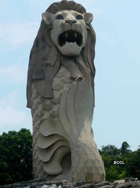 Merlion is symbol that represents Singapore's national personification