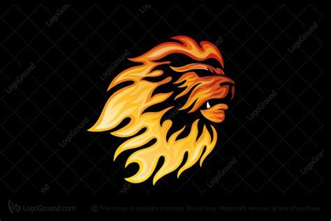 Fire Lion Logo