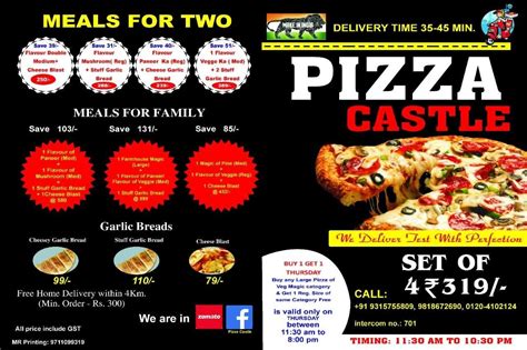 Find list of Pizza Castle Pizza Outlets in Mohali Sector 71 - Pizza ...