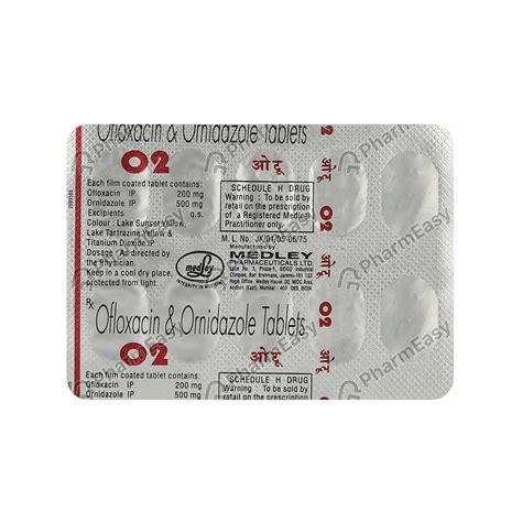 O2 Strip Of 10 Tablets - Uses, Side Effects, Dosage, Composition & Price | PharmEasy