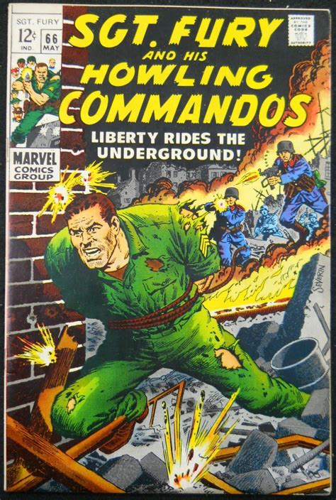 SGT. FURY AND HIS HOWLING COMMANDOS #66 VF - Silver Age Comics