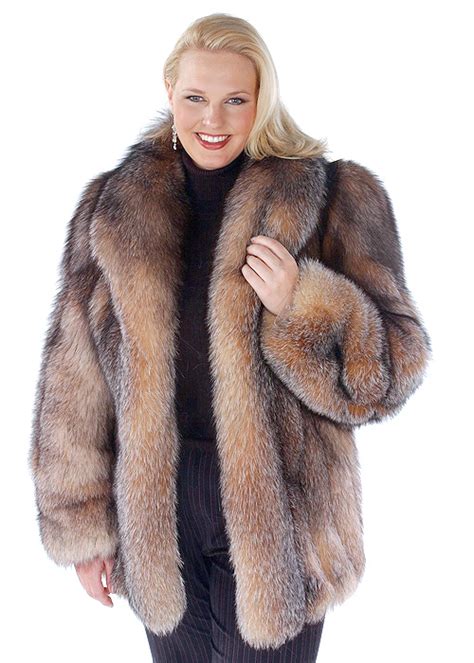 Crystal Fox Fur Jacket – Madison Avenue Mall Furs