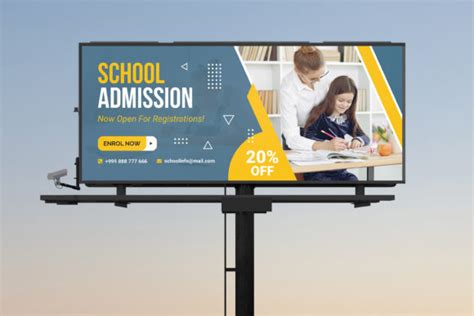 School Billboard Templates Graphic by kdadan97 · Creative Fabrica