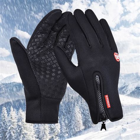 Camo Waterproof Winter Warm Gloves Windproof Outdoor Gloves Thicken ...