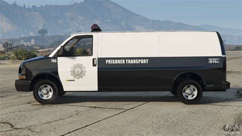 Chevrolet Express Prisoner Transport Van for GTA 5