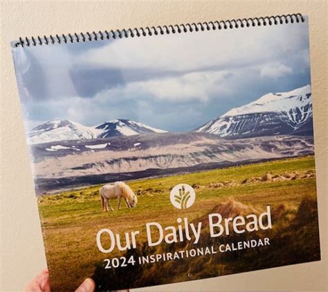 Our Daily Bread 2024 Calendar Free - Imogen Damaris