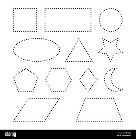 Shapes Clip Art Black And White