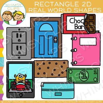 Real Life Objects Rectangle Teaching Resources | TPT