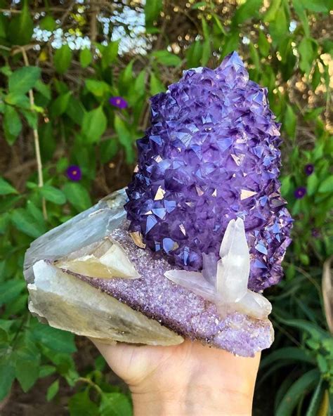 Fantastic Amethyst, especially from Uruguay with crazy Calcite formations and sparkling druzy ...
