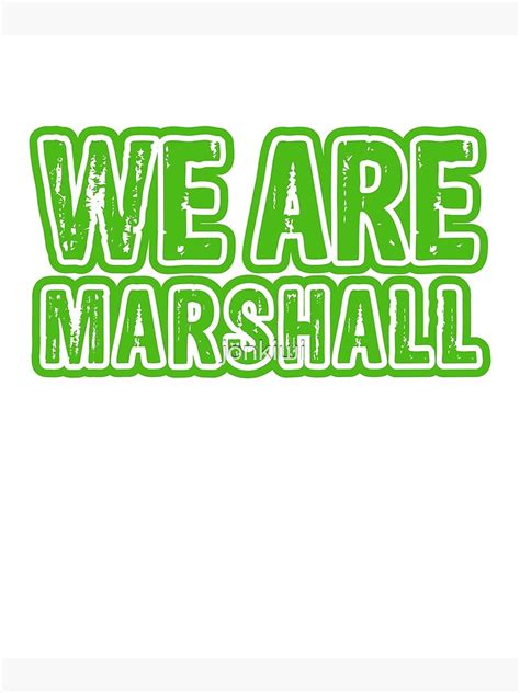 "We Are Marshall Football" Poster by jonkiwi | Redbubble