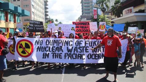 ‘Stop the dump’: Pacific communities protest Japan’s release of treated nuclear water · Global ...