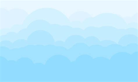 Simple blue cloud background. Vector illustration. 14374888 Vector Art ...