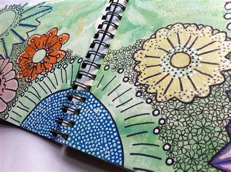 The Sketchbook Challenge: doodling flowers – Lyric Art