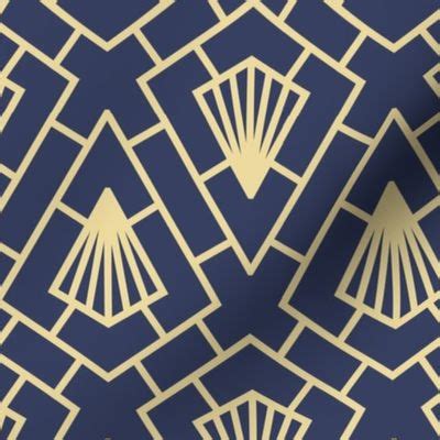 Art Deco Fan Fabric | Spoonflower