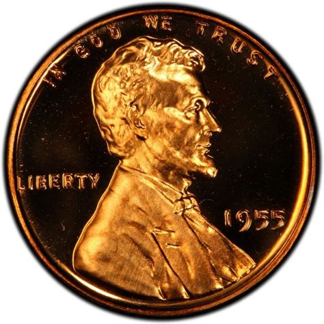 1955 Lincoln Wheat Pennies Values and Prices - Past Sales | CoinValues.com