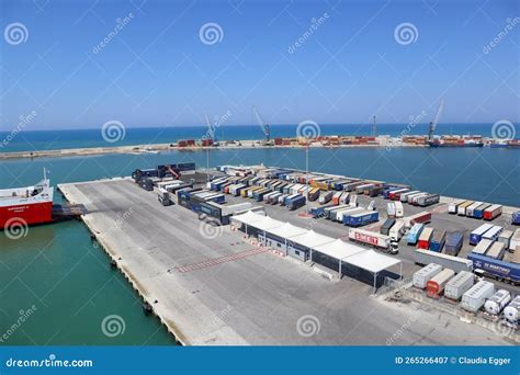 The Port of Bari in Italy editorial photography. Image of ship - 265266407