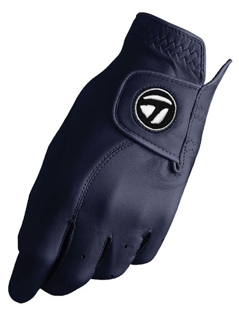 TaylorMade Tour Preferred Golf Leather Glove - Navy Blue (3 Pack)