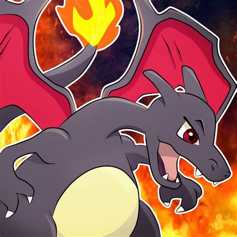 Shiny Charizard Icon by ChibiLyra on DeviantArt