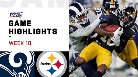 Rams vs. Steelers Week 10 Highlights | NFL 2019 - YouTube